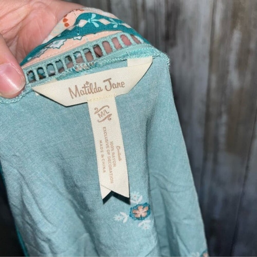 Matilda Jane Dream Chaser Days Like This Boho Floral Kimono Topper - Picture 3 of 6